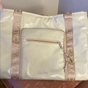 Calpak Terra White Sands Travel Tote